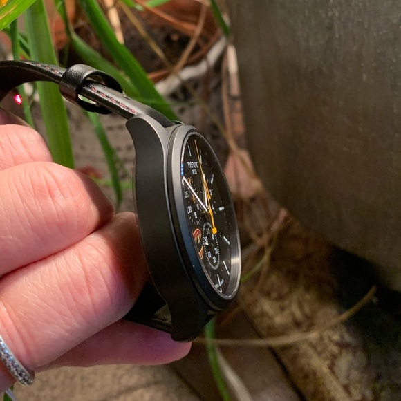 Authentic TISSOT 1853 45mm NBA leather perforated strap - Picture 14 of 14